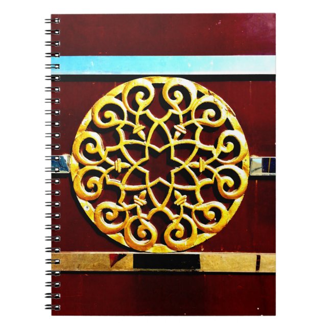 Cuaderno Decoración dorada (Frente)