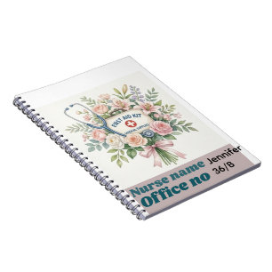 Cuaderno Decoración Médica Rústica de Pared – Estetoscopio 