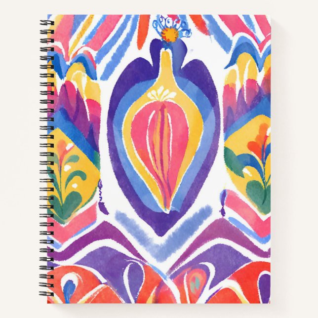 Cuaderno decoración tradicional rumana (Anverso)