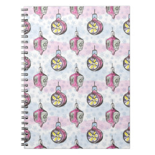 Cuaderno Decoraciones navideñas acuarelas