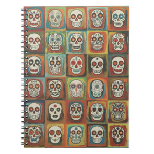 Cuaderno Decorative paint Skull Collection Mexican Folk