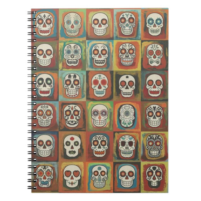 Cuaderno Decorative paint Skull Collection Mexican Folk (Frente)
