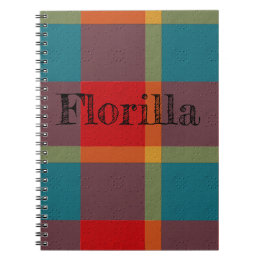 Cuaderno  Decorative Plaid