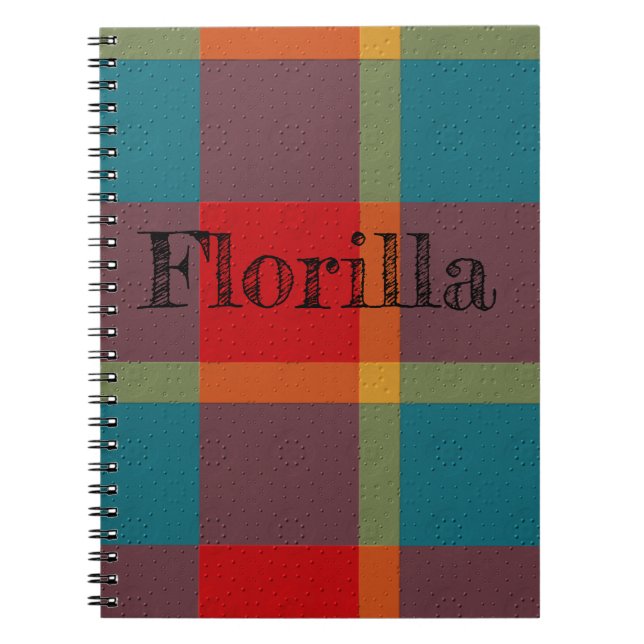 Cuaderno  Decorative Plaid (Frente)