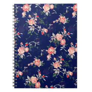 Cuaderno Decorflor floral sin soldadura, abstracto, floral,