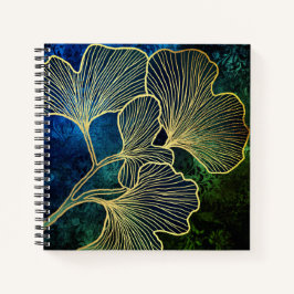 Cuaderno Decoro de hojas de oro