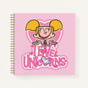 Cuaderno Dee Dee - Amo Unicornios