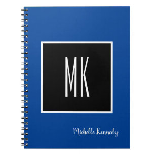 Cuaderno Deep Blue Black Monogramed Profesional