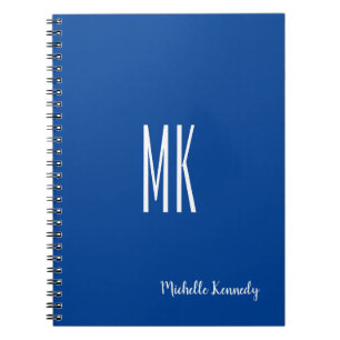Cuaderno Deep Blue Monogramed Profesional Personalizado