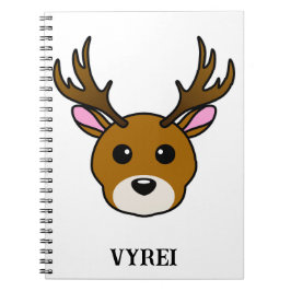 Cuaderno Deer de Personalizado lindo