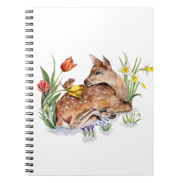 Cuaderno Deer de primavera (Frente)