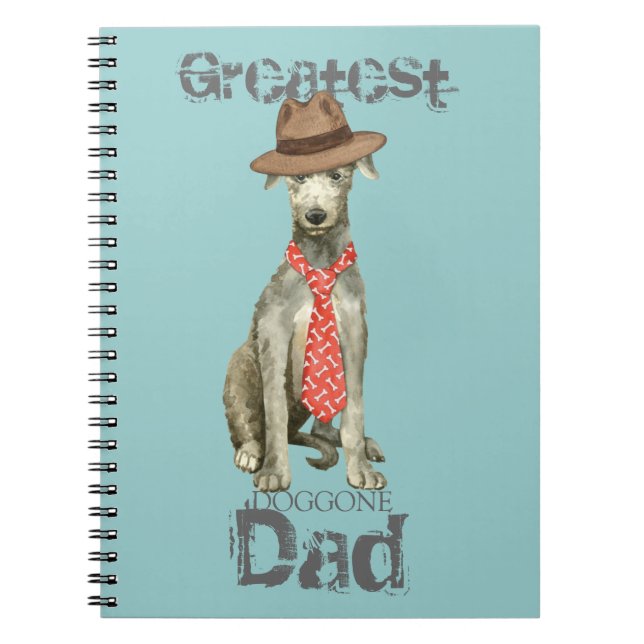 Cuaderno Deerhound Dad (Frente)
