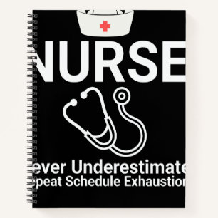 Cuaderno Definición de Agradecimiento de Enfermera Hospital