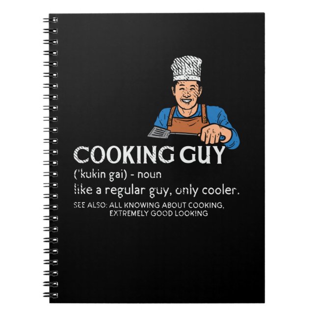 Cuaderno Definición de chico de cocina (Frente)