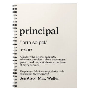 Cuaderno Definición de Liderazgo Personalizado del Director
