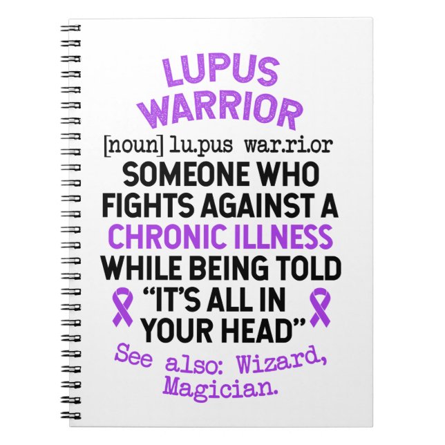 Cuaderno Definición de Lupus Warrior (Frente)