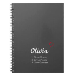 Cuaderno Definición de nombre personalizada