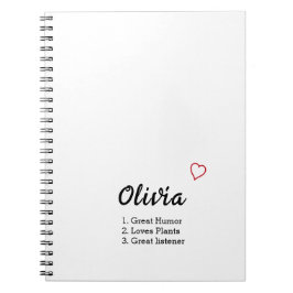 Cuaderno Definición de nombre personalizada