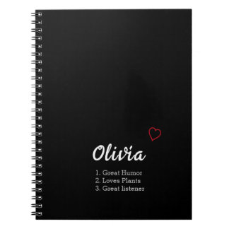 Cuaderno Definición de nombre personalizada