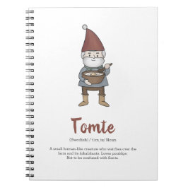 Cuaderno Definición de Tomte Gnome de Suecia