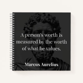 Cuaderno Definición de Valor: Marcus Aurelius en Valores