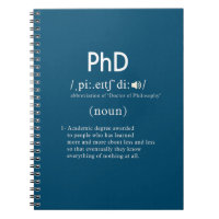 definición divertida de phd