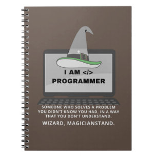 Cuaderno Definición divertida del programador