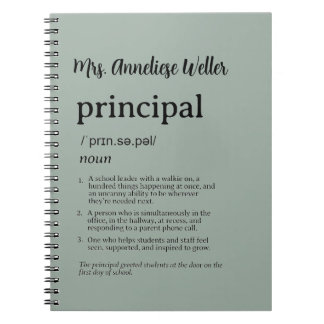 Cuaderno Definición Divertida Personalizada para Directores