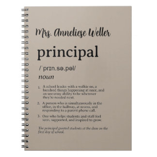 Cuaderno Definición Divertida Personalizada para Directores