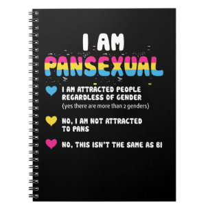 Cuaderno Definición pansexual - Gracioso orgullo gay LGBT