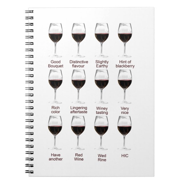 Cuaderno Degustación de vinos (Frente)