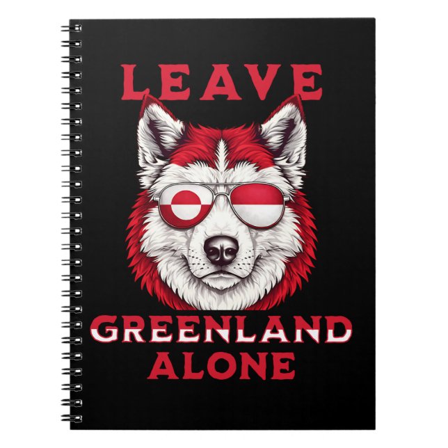 Cuaderno Deja a Groenlandia en Paz (Frente)