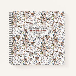 Cuaderno Deja Berries White Vacation Rental Guest Book