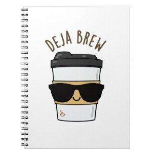 Cuaderno Deja Brew Chiste Divertido de Café