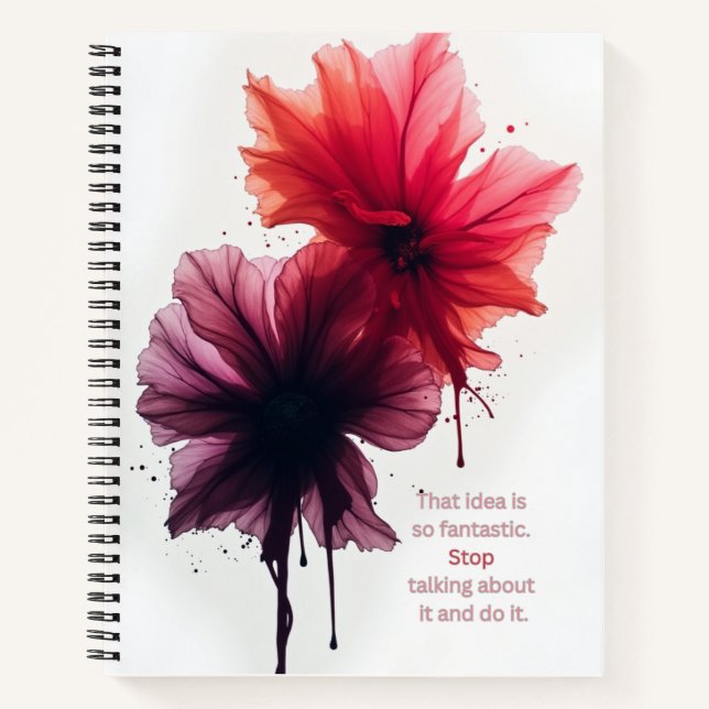 Cuaderno Deja de hablar de ello y hazlo (Anverso)