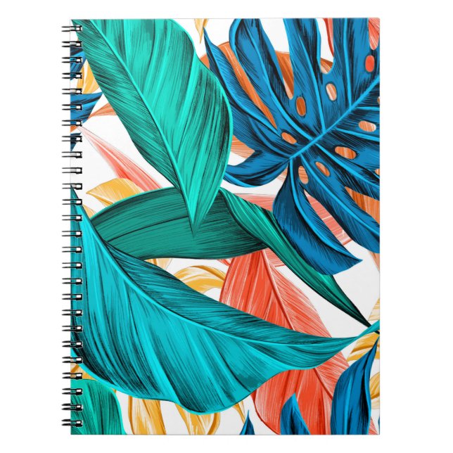 Cuaderno Deja exótico verano tropical (Frente)