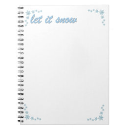 Cuaderno Deja que nieve
