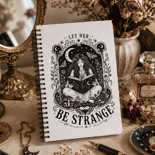 Cuaderno Deja que sea extraña arte feminista bruja