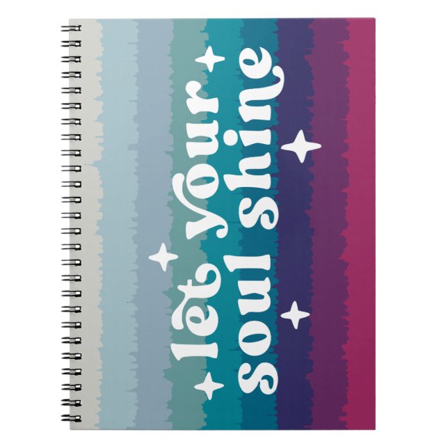 Cuaderno Deja que tu alma brille (Frente)
