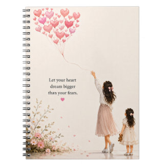 Cuaderno Deja que tu corazón sueñe más que tus miedos | Lin