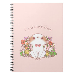 Cuaderno Deja que tu creatividad florezca Mochi y Flores 