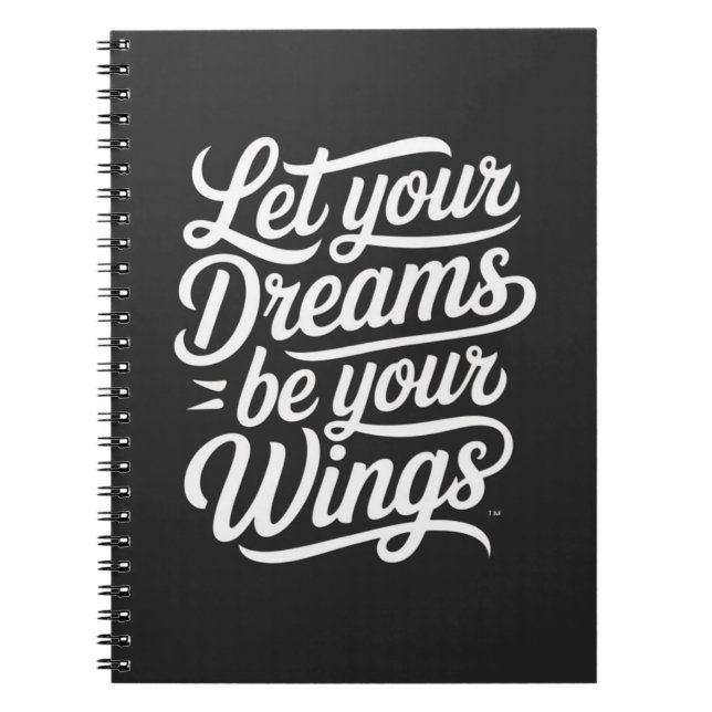 Cuaderno Deja que tus Sueños sean tus Alas (Frente)