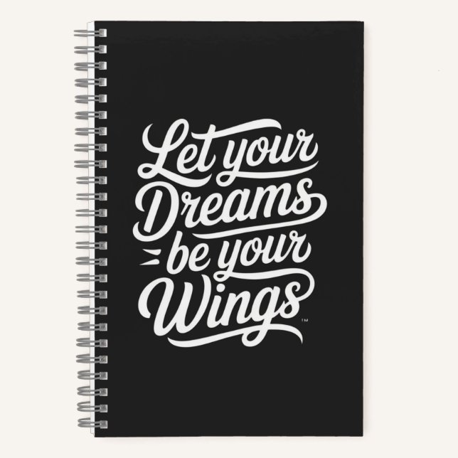 Cuaderno Deja que tus Sueños sean tus Alas (Anverso)