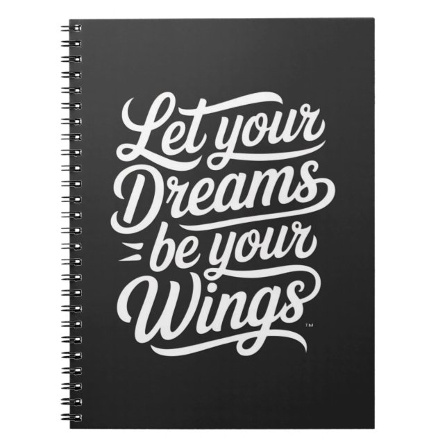 Cuaderno Deja que tus Sueños sean tus Alas (Frente)