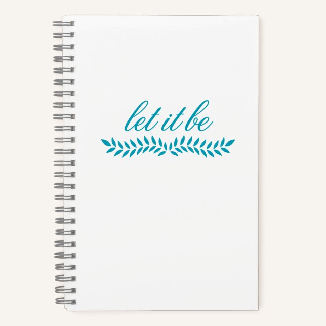 cuaderno déjalo ser (Anverso)