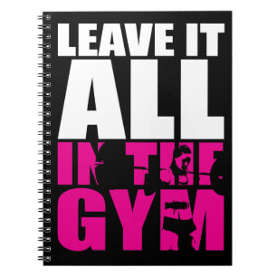 Cuaderno Déjalo todo en el gimnasio - El lugar de trabajo f