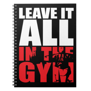 Cuaderno Déjalo Todo En El Gimnasio - Squat Leg Day Workout