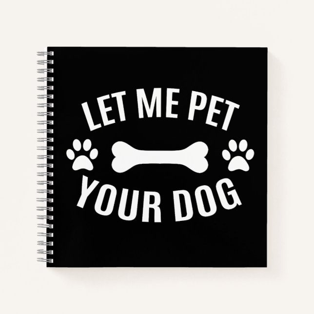 Cuaderno Déjame Mascota a tu perro (Anverso)