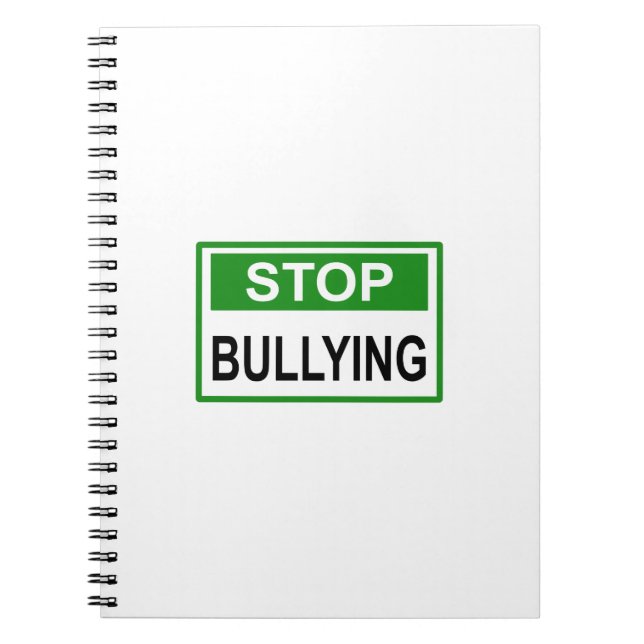 Cuaderno Dejar de bullying Rótulo green (Frente)