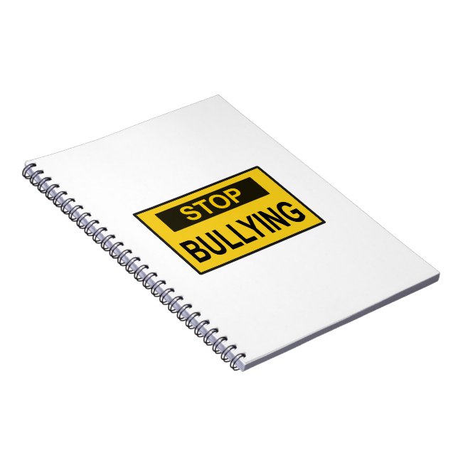 Cuaderno Dejar de intimidar al Rótulo amarillo (Lado Derecho)